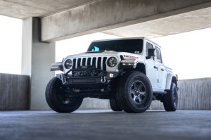 Jeep Gladiator JT Front Bumper - DV8 Offroad - FS-7 Mid-Width Winch - `20-`23